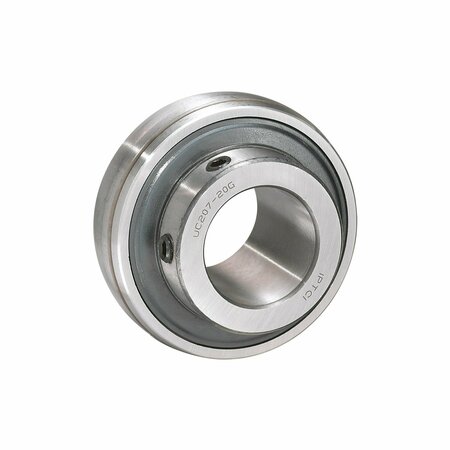 IPTCI Insert Ball Bearing, Wide Inner Ring, Set Screw Locking, 2 Triple Lip Seals, 1.75 in Bore, 85 mm OD UC209-28L3